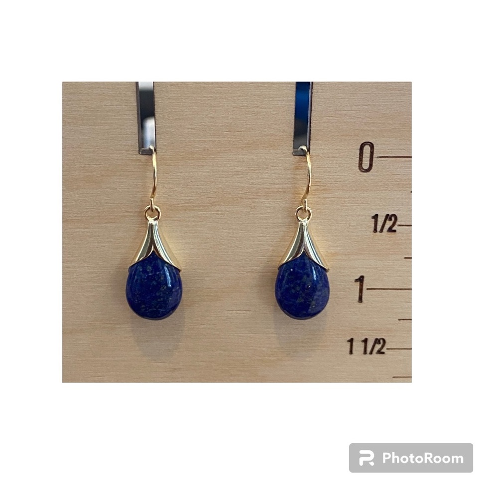 Ross Simons Lapis Drop Earrings in Sterling Silver - Picture 4 of 4